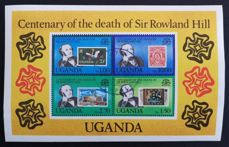 Uganda 1979 Bl.20. Rowland Hill HINGED [20;8]