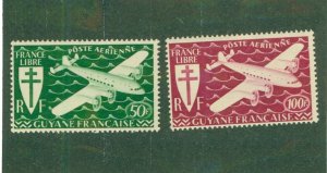 FRENCH GUIANA C9-10 MNH BIN $4.00