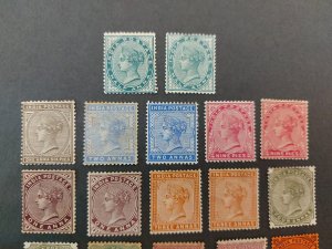 Indian Stam Queen Victoria 1882-90, Complete Set Mint LH, Very Fine SG# 23-33