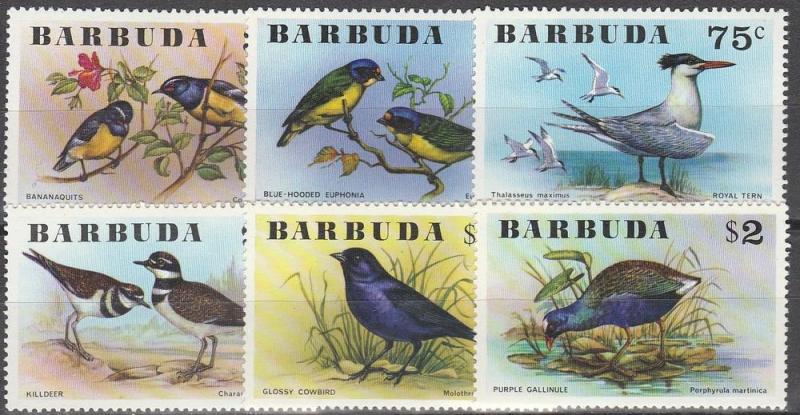 Barbuda #238-43 MNH F-VF CV $9.80 (SU3666)