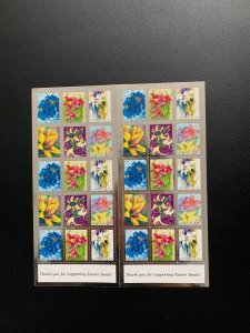 Easter Seals stamp sheet of 30,  MNH 