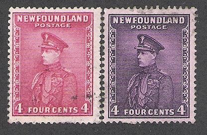 Newfoundland #188-189, Prince of Wales, Used**