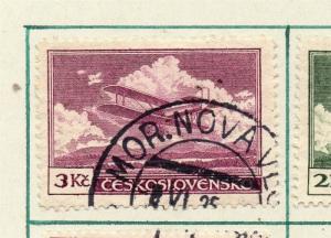 Czechoslovakia 1930 Air Early Issue Fine Used 3K. 230294