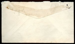 U.S. Scott 806 and 804 Prexies and Scott 852 on Reused 1939 Cover