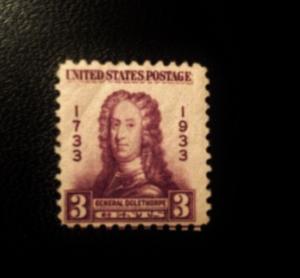 Scott #726 General Oglethorpe, MINT, F-VF, NH, OG