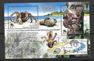 VANUATU SGMS1025 2008 COCONUT CRABS MNH