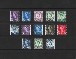 Great Britain Stamps: Scotland: #1-13; 1960s-70s Issues; 13 Diff., MNH