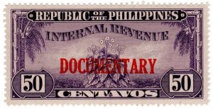 (I.B) Philippines Revenue : Documentary 50c 