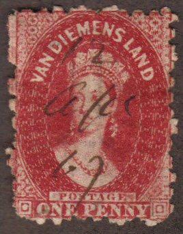 Tasmania #23 used Queen Victoria