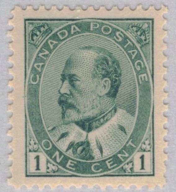 CANADA 1903 1c Green; Scott 89; MNH