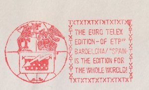 Meter cover Spain 1980 Euro Telex