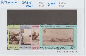 Pitcairn Islands 291-4 VF MNH QEII