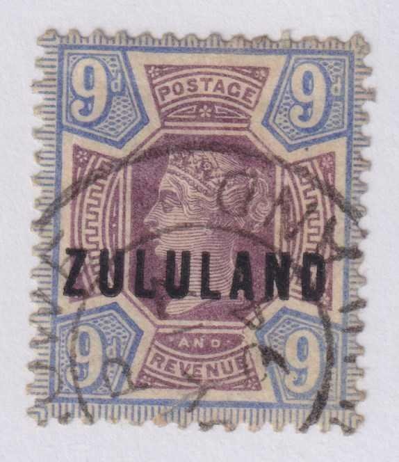 ZULULAND 9  USED - NO FAULTS EXTRA FINE! - BNV