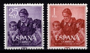 Spain 1960 300th Death Anniv. of St Vincent de Paul, Set [Mint]