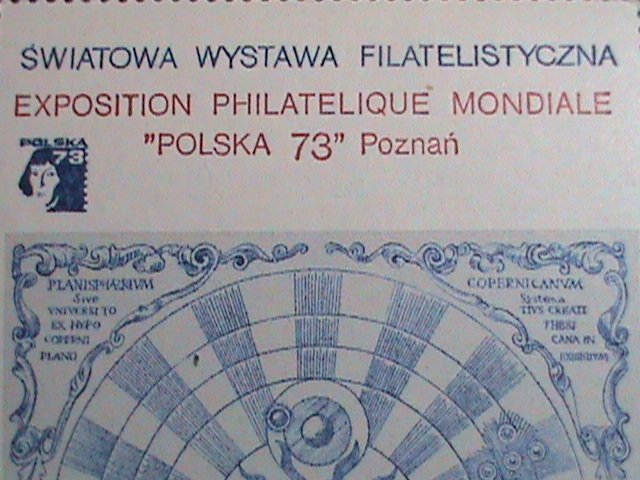 POLAND-1972- SC#B127 SOLAR SYSTEM-BY NICOLAUS COPERNICUS  MNH - S/S VERY FINE