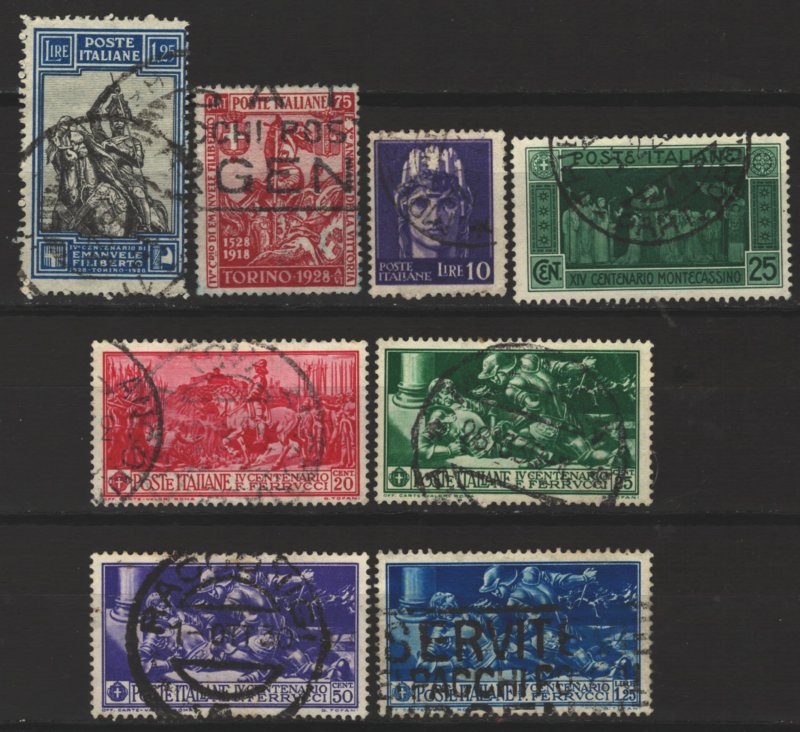COLLECTION LOT # 5542 ITALY 8 STAMPS 1928+ CV+$20