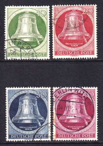 BERLIN 9N75-9N79 BELLS POSTALLY USED CDS VF SOUND $74 SCV