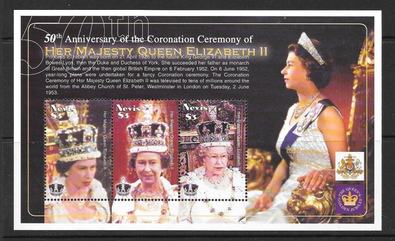 NEVIS SGMS1801 2003 CORONATION MNH