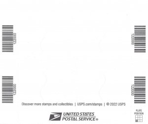 CANCELED POSTAL COUNTERFEIT SHEETLET FOR STUDY $5 FLORAL GEOMETRY