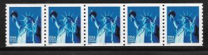 Scott #3452 (34c) Statue of Liberty Coil PNC/5 #1111 F VF MNH - DCV=$6.50