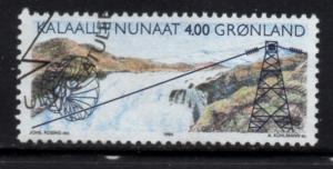 Greenland Sc 266 1994 Hydro Electricity stamp used