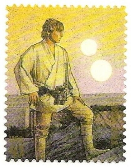 US 4143e Star Wars Luke Skywalker 41c single (1 stamp) MNH 2007