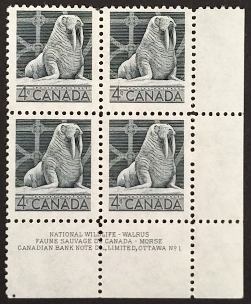 Canada 335 Plate Block LR No. 1 F-VF MNH