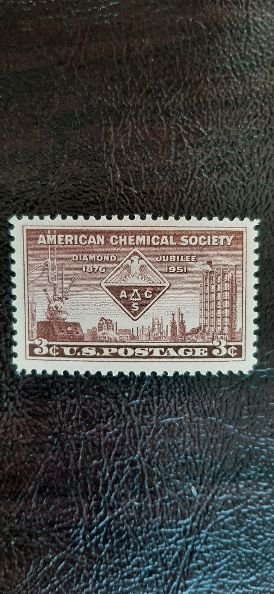 US Scott # 1002; 3c Amer. Chem. Soc.; MNH, og from 1951; VF centering