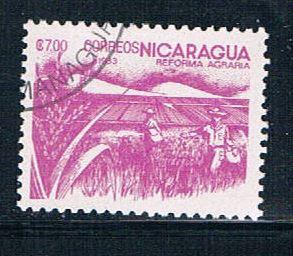 Nicaragua 1303 Used Rice paddy (N0276)+