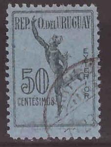 Uruguay Scott Q5 Used parcel post stamp