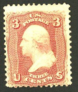 U.S. #65 MINT NG REPAIRED THIN