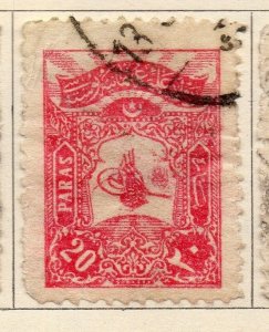Turkey 1905 Early Issue Fine Used 20p. 298313