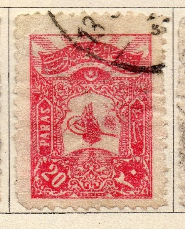 Turkey 1905 Early Issue Fine Used 20p. 298313