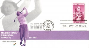 #1932 Babe Zaharias Spectrum FDC