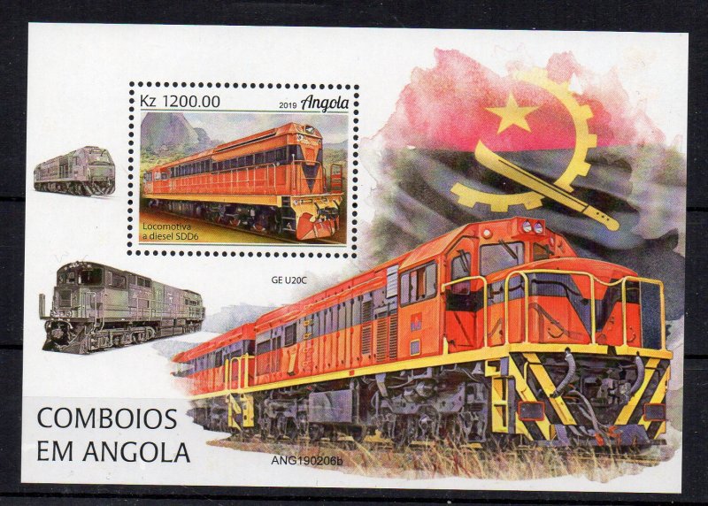 ANGOLA - TRAINS - DIESEL TRAINS - 2019 - M/S