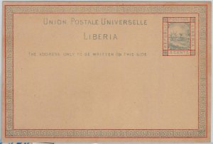 59211 -   LIBERIA  - POSTAL HISTORY:  STATIONERY CARD  Higgings & Gage # 1