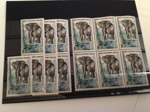 French Colonies Elephant mint never hinged Stamps Ref 61735