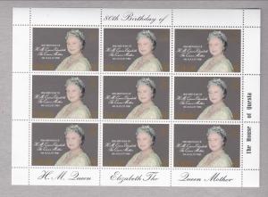 1980 St. Helena, The 80th Anniversary of the Birth of Queen Elizabeth 