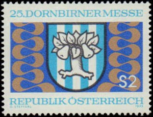 Austria #945, Complete Set, 1973, Never Hinged