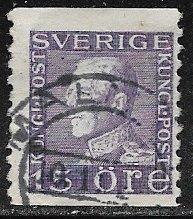 Sweden 167, 15o King Gustav V, used, F-VF