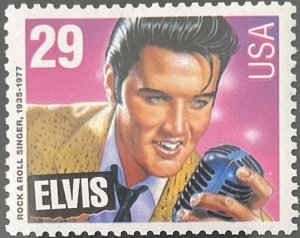 Scott #2721 1993 29¢ Legends of American Music Elvis Presley MNH OG F/VF