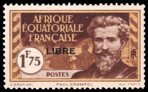 French Equatorial Africa #113  MNH - Stamps of 1936-40 Overprinted (1940)