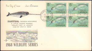 Canada, First Day Cover, Marine Life