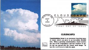 FDC 2004 SC #3878 Cumulonimbus Incus - Boston Ma - Single - J14180