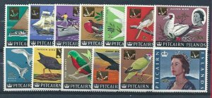 1967 Pitcairn - Yv 71/83 Elizabeth And Subjects Different 13 Values MNH