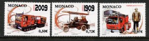 Monaco # 2522-24, Mint Never Hinge.