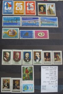 Romania MNH Selection- #2337//2442a- SCV=$12.70