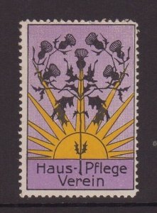 German Housekeeping Association Advertising Poster Stamp - MNH