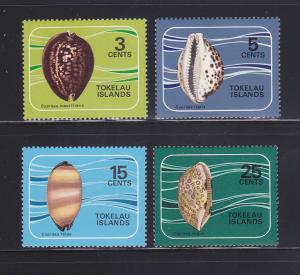 Tokelau 41-44 Set MNH Sea Shells (B)