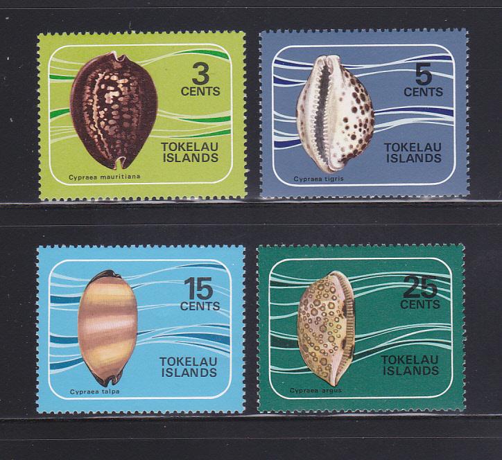 Tokelau 41-44 Set MNH Sea Shells (B)